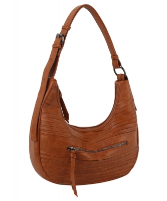 Fashoin Stripe Shoulder Bag K-0004-M BROWN